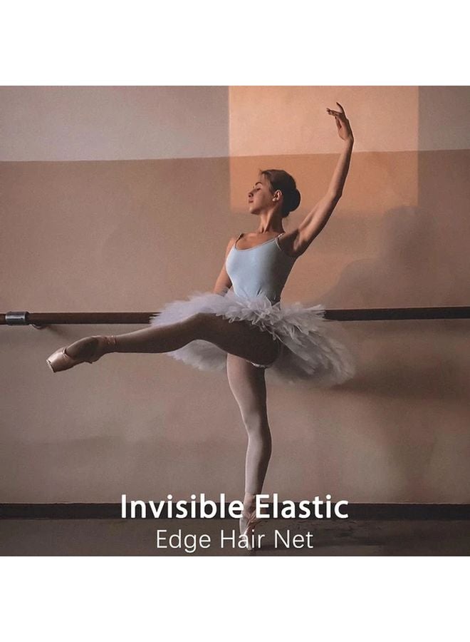 100 Pieces Hair Net 20 Inch Elastic Invisible Mesh For Catering Ballet Bun Sleep Women Wig - Image 4